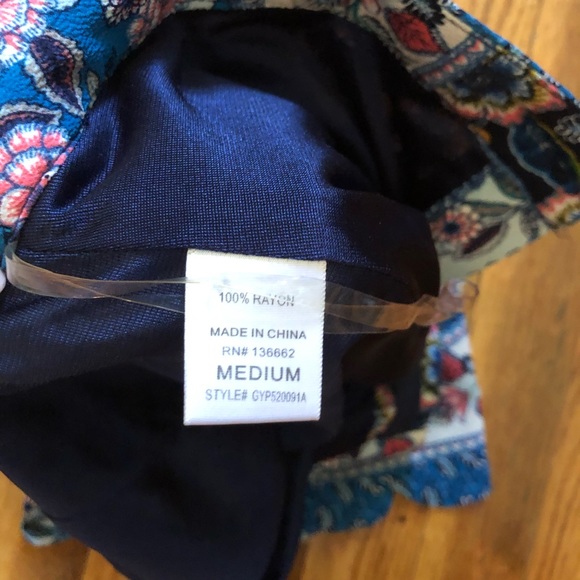 Blue patterned shorts - Picture 5 of 6